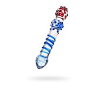 Двусторонний фаллоимитатор Sexus Glass стекло прозрачный 20,5 см