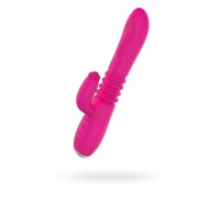 Вибратор с клиторальным стимулятором Nalone Idol Plus Силикон Розовый 22,4 см