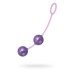 Вагинальные шарики Seven Creations металлические в силиконе фиолетовые Ø3 см - фото
