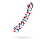 Двусторонний фаллоимитатор Sexus Glass стекло прозрачный 21 см