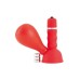 Вибромассажер для сосков Black & Red by TOYFA с грушей ABS пластик красный 8,2 см - фото 2