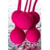 Набор вагинальных шариков Штучки-дрючки силикон розовый 3 шт - фото 2