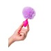 Анальная втулка с хвостом ToDo by Toyfa Sweet bunny силикон розово-фиолетовый 13 см Ø 2,8 см 44 - фото 4