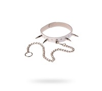 Белый ошейник Sitabella из кожи