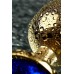 Анальная втулка Metal by TOYFA металл золотистая с кристаллом цвета сапфир 9,5 см Ø 4 см 145 г - фото 9