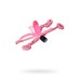 Вибратор поясной в форме зайца TOYFA PVC розовый 6,5 см - фото