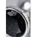 Анальная втулка Metal by TOYFA металл серебристая с кристаллом цвета турмалин 9,5 см Ø 4 см 14 - фото 1