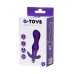 Анальная пробка с вибрацией A-Toys by TOYFA размера S влагостойкая силикон фиолетовая 11,2 см Ø - фото 4