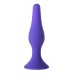 Анальная втулка Штучки-дрючки M Силикон Фиолетовый 12,5 см - фото 3