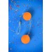 Вагинальные шарики Sexus Funny Five ABS пластик Оранжевый Ø 3 см - фото 4
