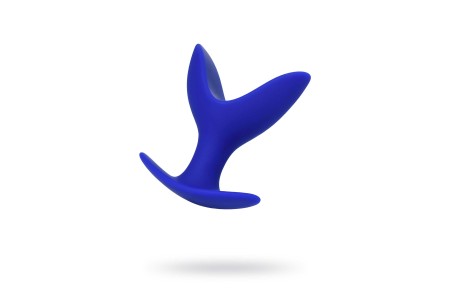 Расширяющая анальная втулка ToDo by Toyfa Bloom силикон синяя 9 см Ø 6,5 см