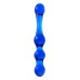 Двусторонний фаллоимитатор Sexus Glass стекло синий 20,5 см - фото 6