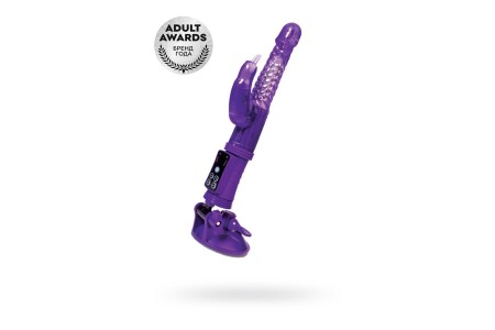 Вибратор с клиторальным стимулятором TOYFA A-Toys High-Tech fantasy TPR Фиолетовый 24 см