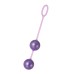 Вагинальные шарики Seven Creations металлические в силиконе фиолетовые Ø3 см - фото 1