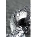 Анальный страз Metal by TOYFA металл серебристый с кристаллом цвета изумруд 8 см Ø 3,4 см 85 г - фото 1