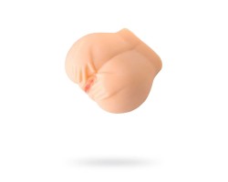 Мастурбатор реалистичный TOYFA Juicy Pussy Pauline с вибрацией вагина и анус TPR телесный 14,5 см