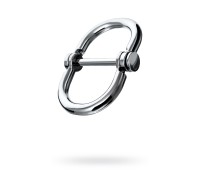 Наручники в форме восьмерки средние TOYFA Metal серебряный