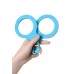 Силиконовые наручники A-Toys by TOYFA силикон голубые 33 см - фото 2