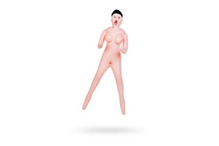 Кукла надувная Scarlett рыжая TOYFA Dolls-X Passion с тремя отверстиями кибер вставка вагина-ану