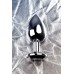 Анальная втулка Metal by TOYFA металл серебристая с кристаллом цвета турмалин 9,2 см Ø 4 см 42 - фото 9