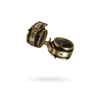 Наручники Sitabella золотистые кожа