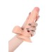 Реалистичный вибратор TOYFA RealStick Nude PVC телесный 12 режимов вибрации 17 см - фото 5