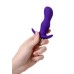 Анальная пробка с вибрацией A-Toys by TOYFA размера S влагостойкая силикон фиолетовая 11,2 см Ø - фото 5