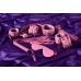 Набор для ролевых игр в стиле БДСМ Eromantica розовый маска наручники оковы ошейник флоггер к - фото 3