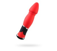 Анальный вибратор Black & Red by TOYFA 10 режимов вибрации водонепроницаемый силикон красный 17
