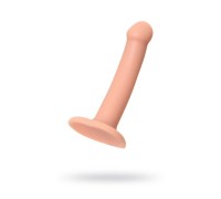 Ремневой нереалистичный страпон на присоске Strap-on-me S силикон телесный 17 см