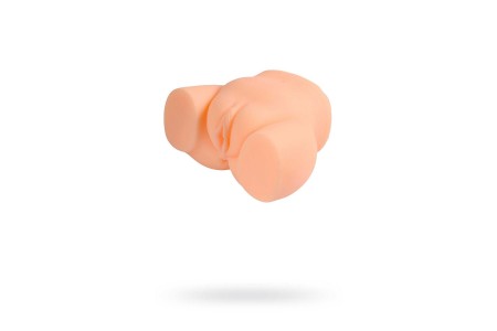 Мастурбатор вагина+анус XISE TPR телесный 20 см
