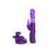 Вибратор с клиторальным стимулятором TOYFA A-Toys TPR Фиолетовый 22 см - фото 4