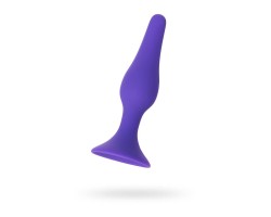 Анальная втулка Штучки-дрючки S силикон фиолетовая 11,3 см