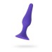 Анальная втулка Штучки-дрючки M Силикон Фиолетовый 12,5 см - фото