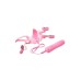 Вибробабочка TOYFA PVC розовый 6,5 см - фото 2