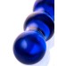Двусторонний фаллоимитатор Sexus Glass стекло синий 20,5 см - фото 4