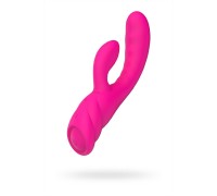 Вибратор с клиторальным стимулятором Nalone PureX2 Силикон Розовый 20,7 см