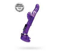 Вибратор с клиторальным стимулятором TOYFA A-Toys TPR Фиолетовый 22,5 см