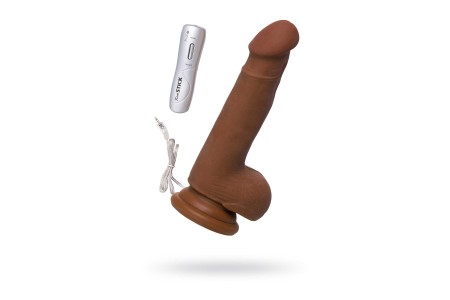 Вибратор TOYFA RealStick Elite Mulatto реалистичный на присоске мулат 13 см