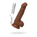 Вибратор TOYFA RealStick Elite Mulatto реалистичный на присоске мулат 13 см - фото