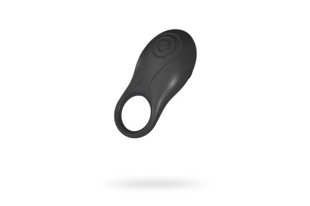 Эрекционное кольцо OVO инновационной формы с вибрацией перезаряжаемое силиконовое черное