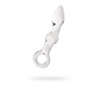 Анальная втулка Sexus Glass стекло прозрачная 18 см Ø 3,5 см