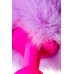 Анальная втулка с хвостом ToDo by Toyfa Sweet bunny силикон розово-фиолетовый 13 см Ø 2,8 см 44 - фото 1