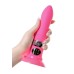 Нереалистичный вибратор Sexus Funny Five ABS пластик Розовый 18,5 см - фото 5