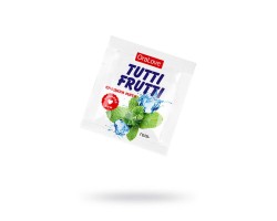 Съедобная гель-смазка TUTTI-FRUTTI для орального секса со вкусом сладкой мяты 4 г по 20 шт в упаковке