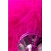 Анальная втулка Metal by TOYFA металл серебристая с розовой опушкой 17 см Ø 2,9 см 165 г - фото 2