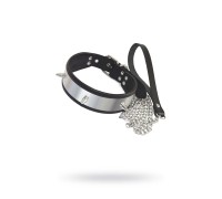 Черный ошейник Sitabella кожа