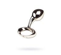 Анальная втулка Metal by TOYFA металл серебристая 9 см Ø 3 см 190 г