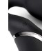 Безремневой нереалистичный страпон Strap-on-me с вибрацией M силикон черный 24,5 см - фото 11