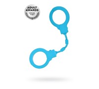Силиконовые наручники A-Toys by TOYFA силикон голубые 33 см